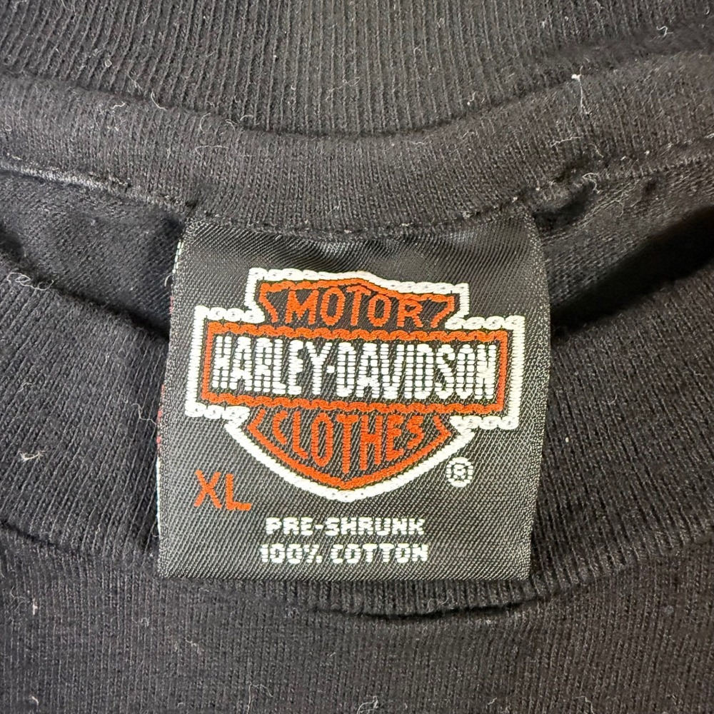 Vintage Harley-Davidson Sturgis 1993 Willie G Feather Graphic T-Shirt – Black, X - Picture 10 of 14